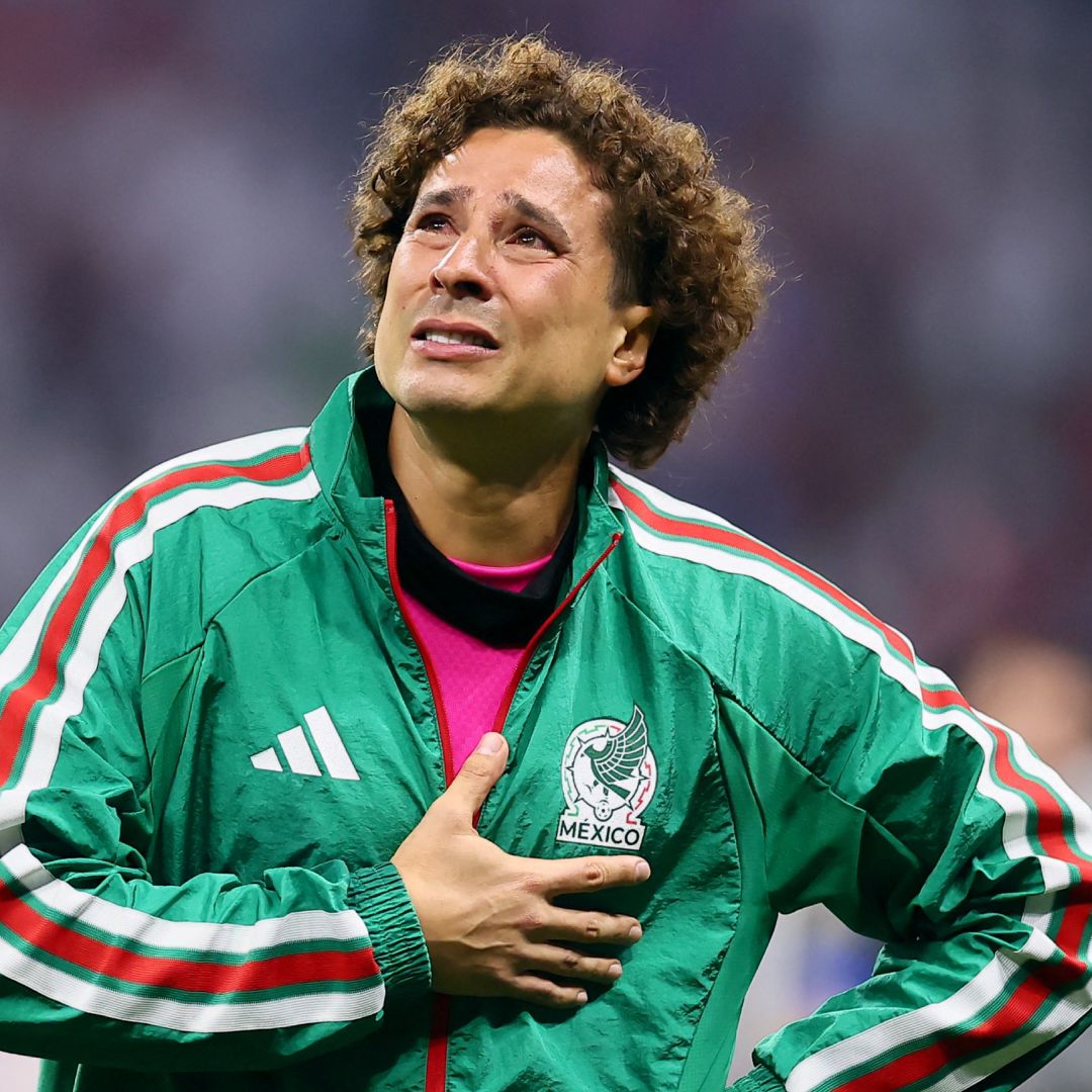 Guillermo Ochoa durante un partido con la Selección Mexicana